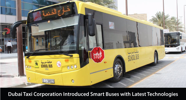 Dubai Taxi Corporation Introduced Smart Buses with Latest Technologies