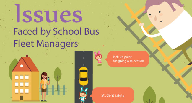 Issues Faced by School Bus Fleet Managers [Infographics]