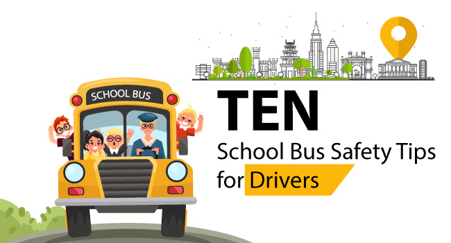 10 School Bus Safety Tips for Drivers [Infographic]