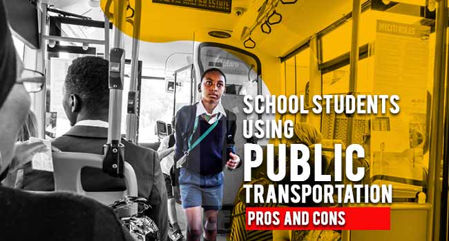 School Students Using Public Transportation – Pros and Cons
